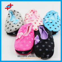 Colorful Kids Plush Indoor Slippers/Kid Fashion Winter Slippers Shoe